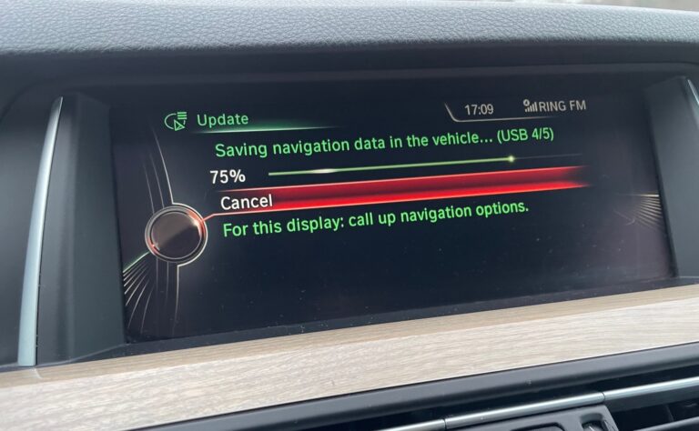 BMW navigatsiooni kaardi uuendus